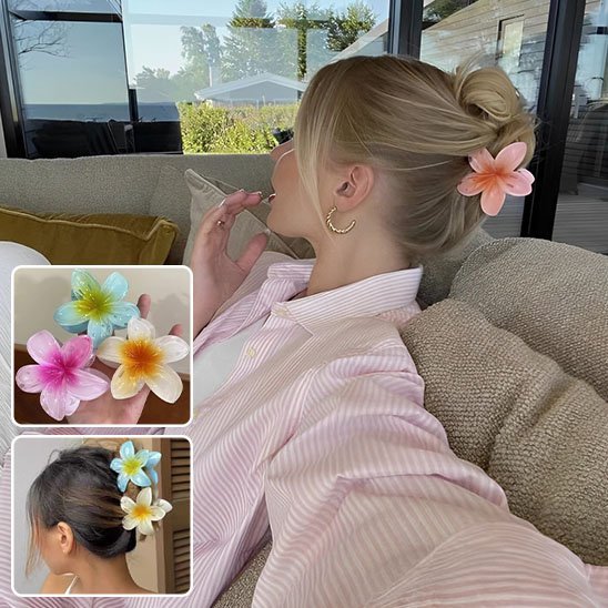 pince à cheveux fleur | Élégance Romantique - Découvre ton style