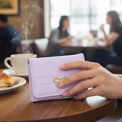 Portefeuille Élégant | Cuir Premium - Féminité Boutique