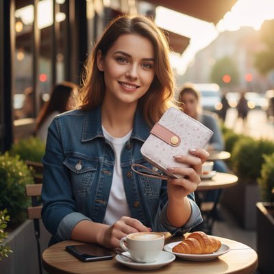 Portefeuille femme élégant | Organisation Parfaite - Féminité Boutique